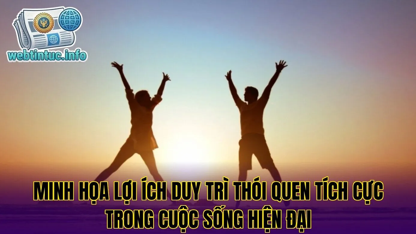Minh họa lợi ích duy trì thói quen tích cực trong cuộc sống hiện đại
