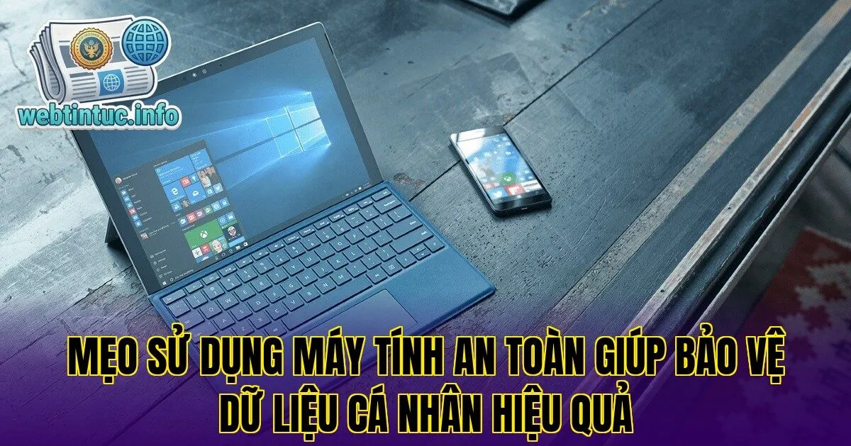 Mẹo sử dụng máy tính an toàn giúp bảo vệ dữ liệu cá nhân hiệu quả