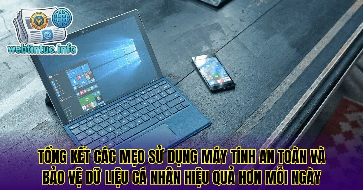 Tổng kết các mẹo sử dụng máy tính an toàn và bảo vệ dữ liệu cá nhân hiệu quả hơn mỗi ngày
