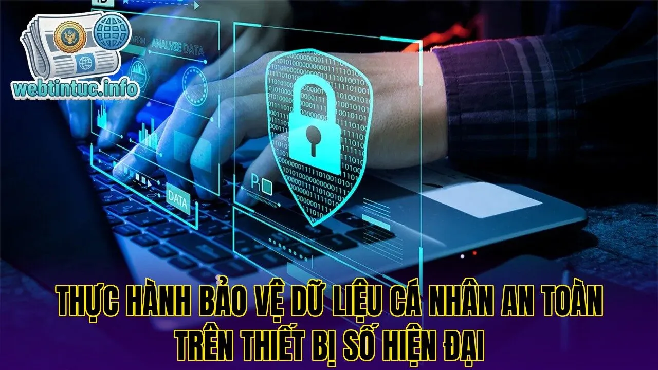 Thực hành bảo vệ dữ liệu cá nhân an toàn trên thiết bị số hiện đại