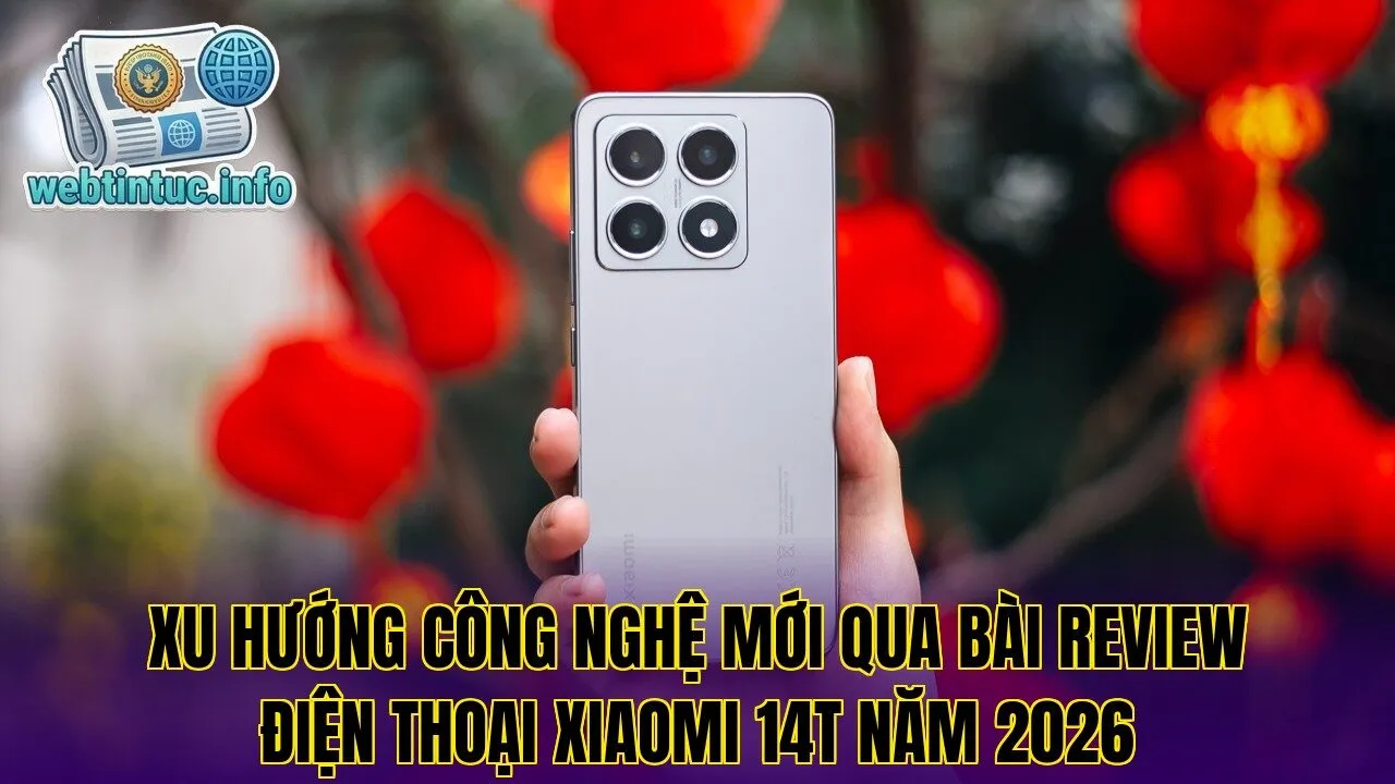 Xu hướng công nghệ mới qua bài review điện thoại Xiaomi 14T năm 2026