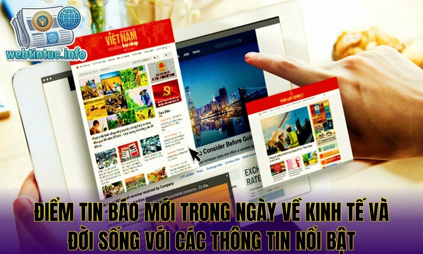 Điểm tin báo mới trong ngày về kinh tế và đời sống với các thông tin nổi bật