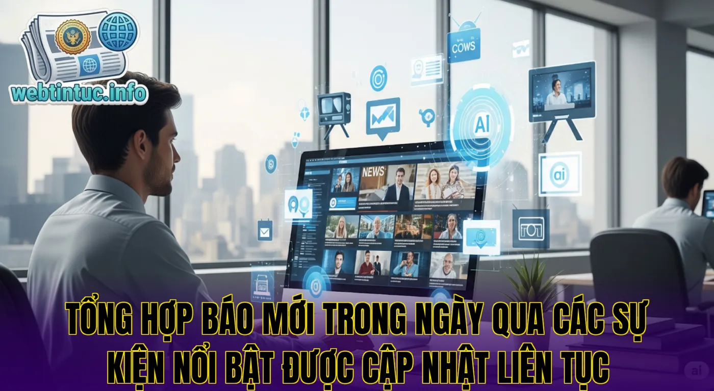 Tổng hợp báo mới trong ngày qua các sự kiện nổi bật được cập nhật liên tục