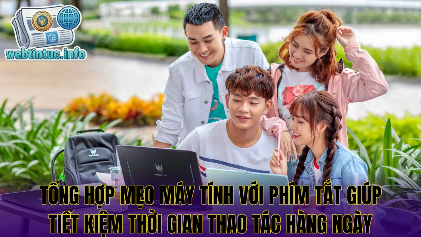 Tổng hợp mẹo máy tính với phím tắt giúp tiết kiệm thời gian thao tác hàng ngày