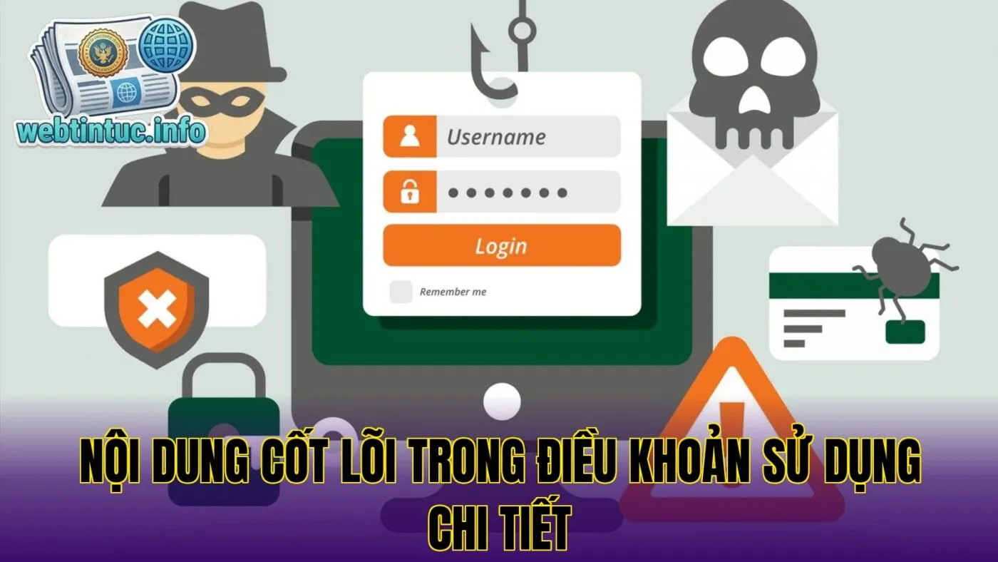Nội dung cốt lõi trong điều khoản sử dụng chi tiết