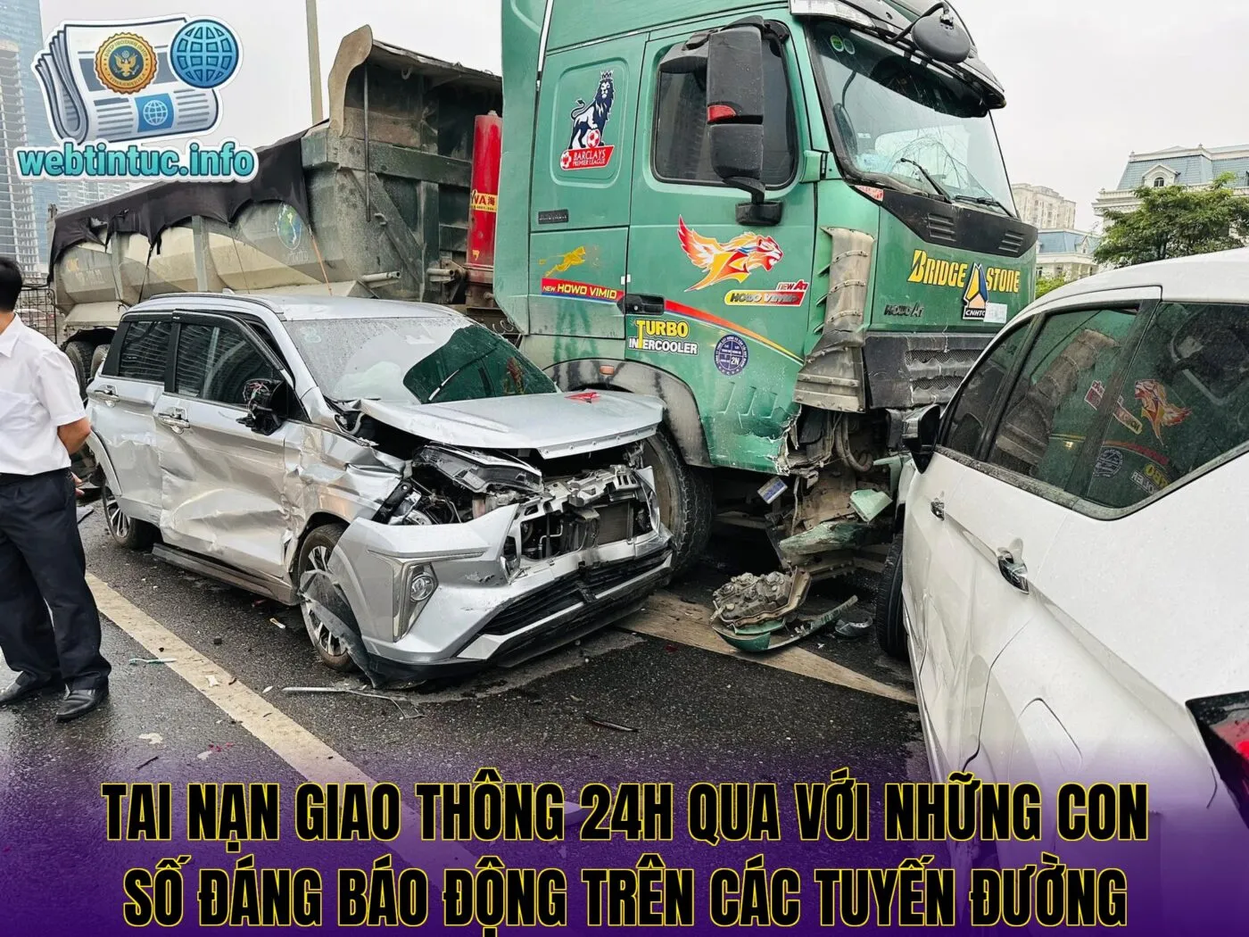 Tai nạn giao thông 24h qua với những con số đáng báo động trên các tuyến đường