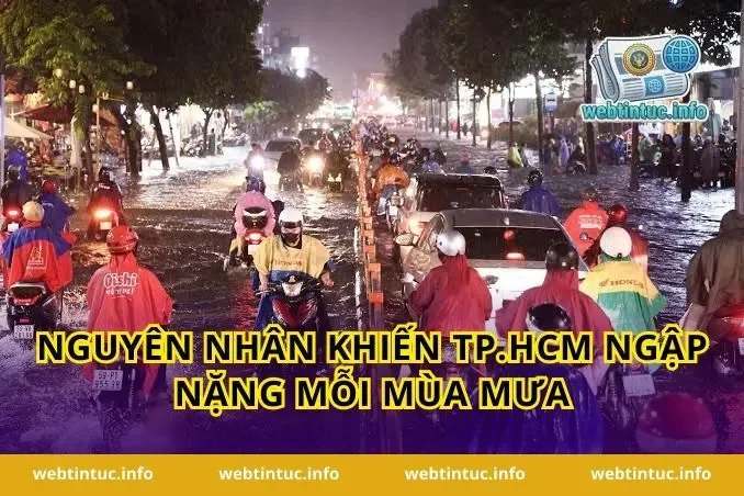 Nguyên nhân khiến TP.HCM ngập nặng mỗi mùa mưa